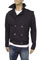 Mens Designer Clothes | EMPORIO ARMANI Mens Cotton Jacket With Fur Inside #72 View 1