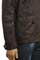 Mens Designer Clothes | EMPORIO ARMANI Artificial Leather Jacket With Removable Hood #97 View 9