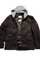 Mens Designer Clothes | EMPORIO ARMANI Artificial Leather Jacket With Removable Hood #97 View 11