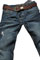 Mens Designer Clothes | EMPORIO ARMANI Men's Washed Jeans With Belt #106 View 4