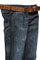 Mens Designer Clothes | EMPORIO ARMANI Men's Jeans With Belt #107 View 3