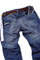 Mens Designer Clothes | EMPORIO ARMANI Mens Washed Jeans With Belt #96 View 5