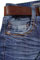 Mens Designer Clothes | EMPORIO ARMANI Mens Washed Jeans With Belt #96 View 8