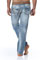 Mens Designer Clothes | EMPORIO ARMANI Mens Washed Jeans With Belt #99 View 2