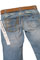 Mens Designer Clothes | EMPORIO ARMANI Mens Washed Jeans With Belt #99 View 5