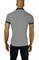 Mens Designer Clothes | This ARMANI JEANS Men's Polo Shirt in gray color. Each piece of View 3