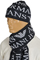 Mens Designer Clothes | ARMANI JEANS Men's Hat/Scarf Set #107 View 1