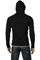 Mens Designer Clothes | EMPORIO ARMANI Men's Hooded Shirt #209 View 3