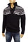 Mens Designer Clothes | EMPORIO ARMANI Mens Polo Style Warm Sweater #114 View 1