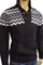 Mens Designer Clothes | EMPORIO ARMANI Mens Polo Style Warm Sweater #114 View 3