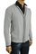Mens Designer Clothes | ARMANI JEANS Men's V-Neck Button Up Sweater #140 View 3
