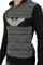 Mens Designer Clothes | ARMANI JEANS Men’s Hooded Sweater #163 View 3