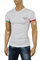 Mens Designer Clothes | ARMANI JEANS Men’s Fitted Short Sleeve Tee #77 View 1
