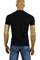 Mens Designer Clothes | ARMANI JEANS Men's T-Shirt In Black #102 View 2