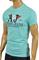 Mens Designer Clothes | ARMANI JEANS Men's Cotton T-Shirt #107 View 6