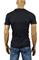 Mens Designer Clothes | Men's V-Neck Cotton T-Shirt #108 View 3