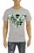 Mens Designer Clothes | EMPORIO ARMANI Men's T-Shirt With Front Logo Print 124 View 1