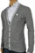 Mens Designer Clothes | HUGO BOSS Men's V-Neck Button Up Sweater #12 View 3