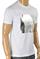 Mens Designer Clothes | HUGO BOSS Men's T-Shirt With Front Logo Print 76 View 3