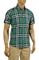 Mens Designer Clothes | BURBERRY Men's Short Sleeve Button Up Shirt #157 View 1