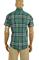 Mens Designer Clothes | BURBERRY Men's Short Sleeve Button Up Shirt #157 View 3