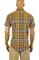 Mens Designer Clothes | BURBERRY Men's Short Sleeve Button Up Shirt #158 View 4
