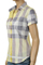 Womens Designer Clothes | BURBERRY Ladies Short Sleeve Shirt #42 View 1