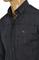 Mens Designer Clothes | BURBERRY men's cotton high quality dress shirt in black 259 View 3