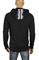 Mens Designer Clothes | BURBERRY men's cotton hoodie in black 281 View 4