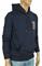 Mens Designer Clothes | BURBERRY men's cotton hoodie with logo appliqué 294 View 2