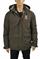Mens Designer Clothes | BURBERRY Men's Warm Winter Hooded Jacket 60 View 2