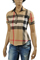 Womens Designer Clothes | BURBERRY Ladies’ Short Sleeve Button Up Shirt #152 View 1