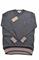 Mens Designer Clothes | DF NEW STYLE, BURBERRY men's round neck sweater in gray color 26 View 2