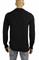 Mens Designer Clothes | BURBERRY men's round neck sweater in black color 264 View 3