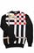 Mens Designer Clothes | BURBERRY men's round neck sweater in black color 264 View 5