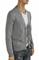 Mens Designer Clothes | BURBERRY men cardigan button down sweater in gray color 267 View 1