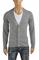 Mens Designer Clothes | BURBERRY men cardigan button down sweater in gray color 267 View 2