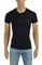 Mens Designer Clothes | BURBERRY Men's Cotton T-Shirt In Navy Blue #235 View 1