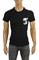 Mens Designer Clothes | BURBERRY Men's Cotton T-Shirt In Black #241 View 1