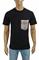 Mens Designer Clothes | BURBERRY Men's Cotton T-Shirt With Front Pocket 295 View 1