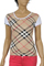 Womens Designer Clothes | BURBERRY Ladies Short Sleeve Tee #48 View 1