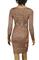 Womens Designer Clothes | ROBERTO CAVALLI Fitted Stretch Dress #357 View 5