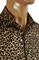 Mens Designer Clothes | ROBERTO CAVALLI Leopard Men's Dress Shirt #331 View 5