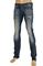 Mens Designer Clothes | Roberto Cavalli Men’s Fitted Jeans #110 View 1
