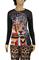 Womens Designer Clothes | JUST CAVALLI Ladies’ Long Sleeve Top #356 View 1