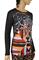 Womens Designer Clothes | JUST CAVALLI Ladies’ Long Sleeve Top #356 View 4