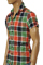 Mens Designer Clothes | DOLCE & GABBANA Men’s Crinkle Short Sleeve Shirt #413 View 2