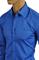 Mens Designer Clothes | DOLCE & GABBANA Men's Dress Shirt In Royal Blue #446 View 6