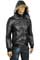 Mens Designer Clothes | DOLCE & GABBANA Men's Artificial Leather Hooded Jacket #353 View 1