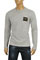 Mens Designer Clothes | DOLCE & GABBANA Men's Long Sleeve Cotton Shirt #376 View 1